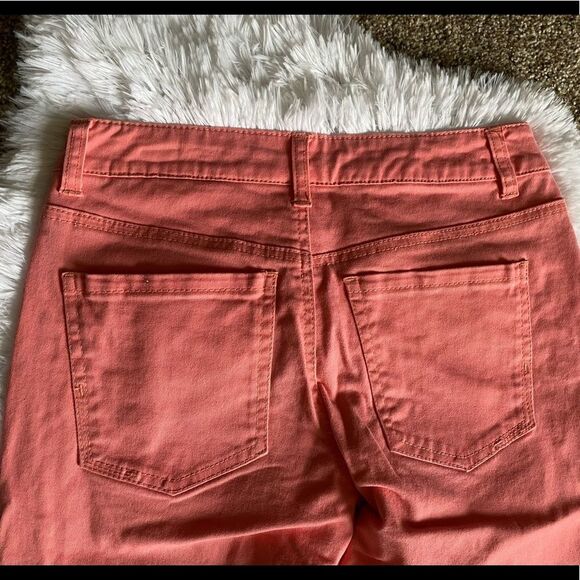 Liverpool Julia Short Capri Pink Lady Jeans Size 2 - Picture 3 of 9